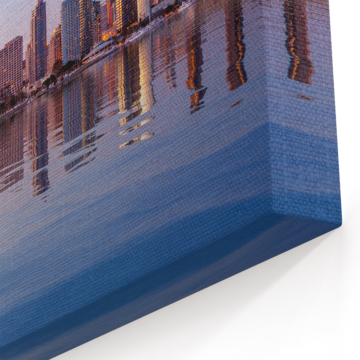 San Diego Skyline Reflection – Tranquil Evening Waterfront Wall Art