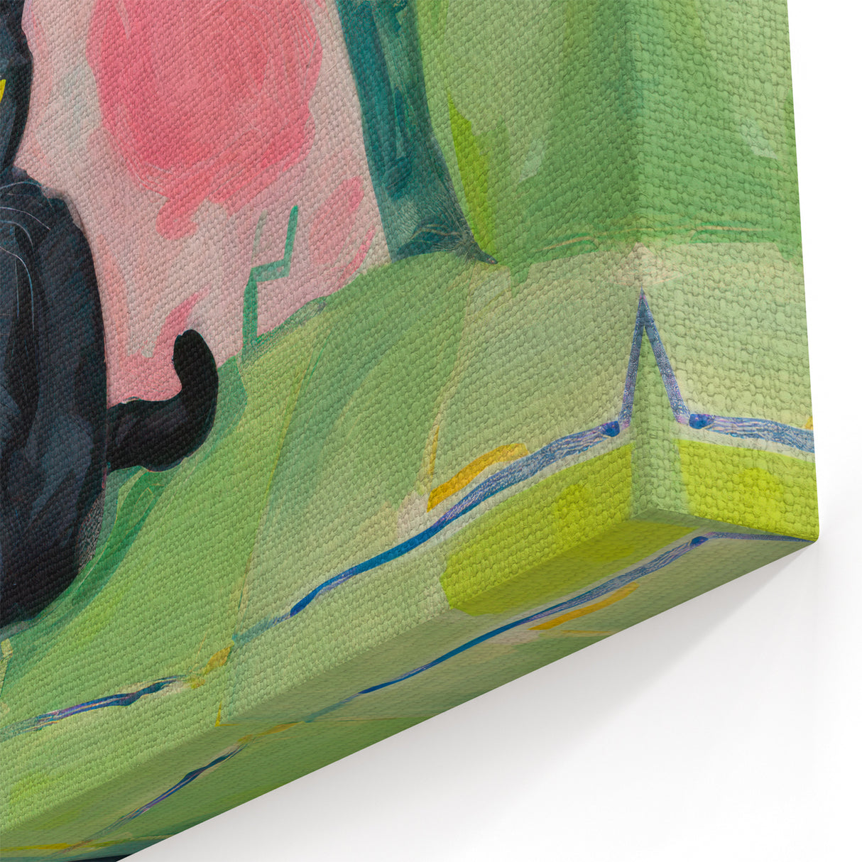 Maximalist Wall Art - Bold Cat Print for Eclectic and Vibrant Decor