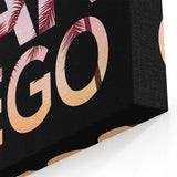 Modern San Diego Typography Art – Tropical Palm Silhouette Wall Decor