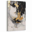 Black and Gold Abstract Wall Art - Modern Glam Decor for Sophisticated Homes