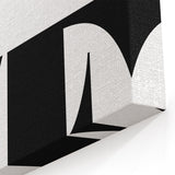 Electric Wall Art: Bold Modern Decor with Black and White Love Typography
