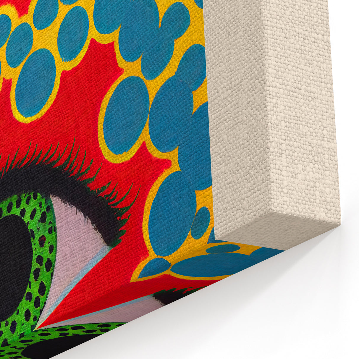 Maximalist Wall Art - Vibrant Eye Design by Yayoi Kusama | Bold Decor