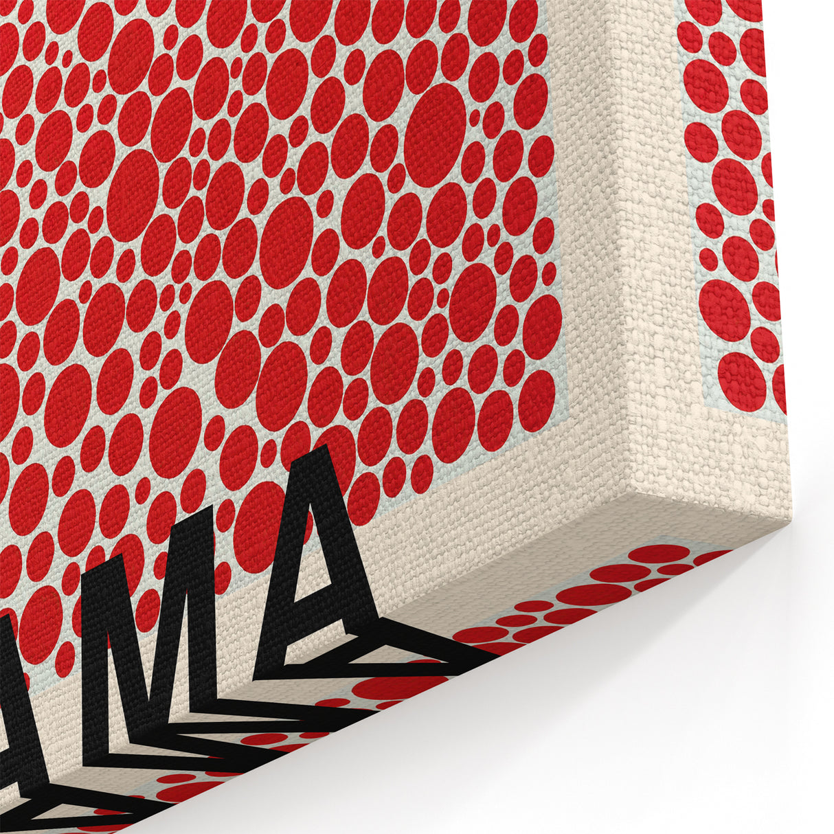 Maximalist Wall Art - Red Polka Dot Pattern by Yayoi Kusama | Bold Decor