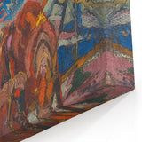 Maximalist Wall Art - Abstract Expressionist Landscape | Bold Decor