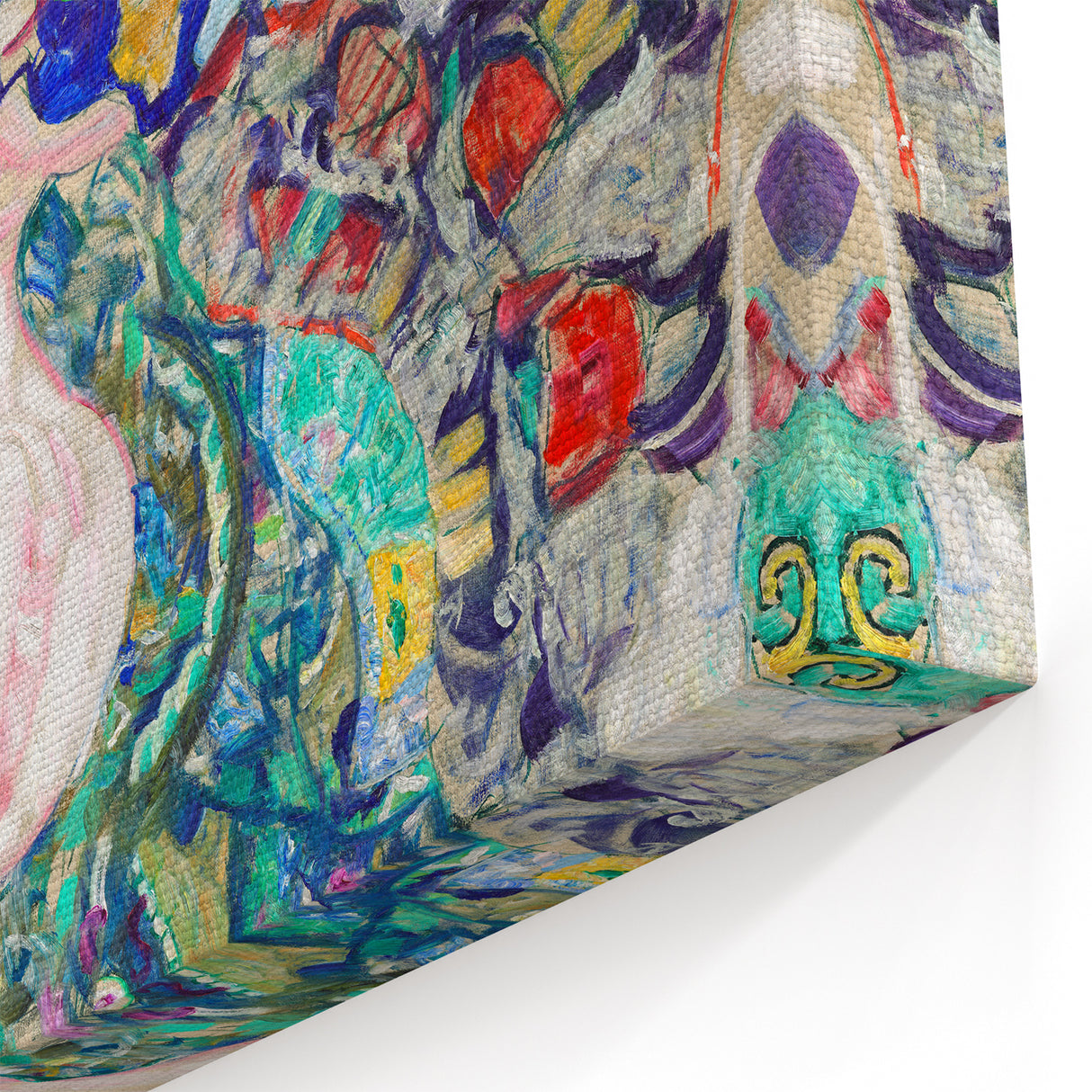 Maximalist Wall Art - Vibrant Abstract Composition | Bold and Expressive Decor