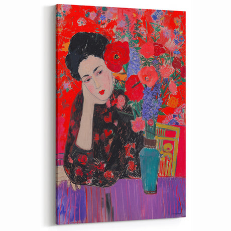 Maximalist Wall Art – Bold Home Decor with Vibrant Floral Expression