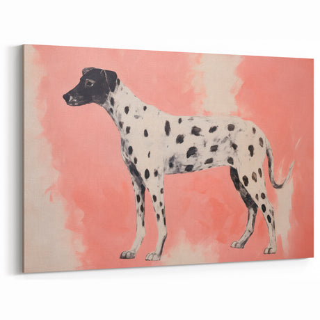 Maximalist Wall Art – Eclectic Decor with Bold Dog Silhouette