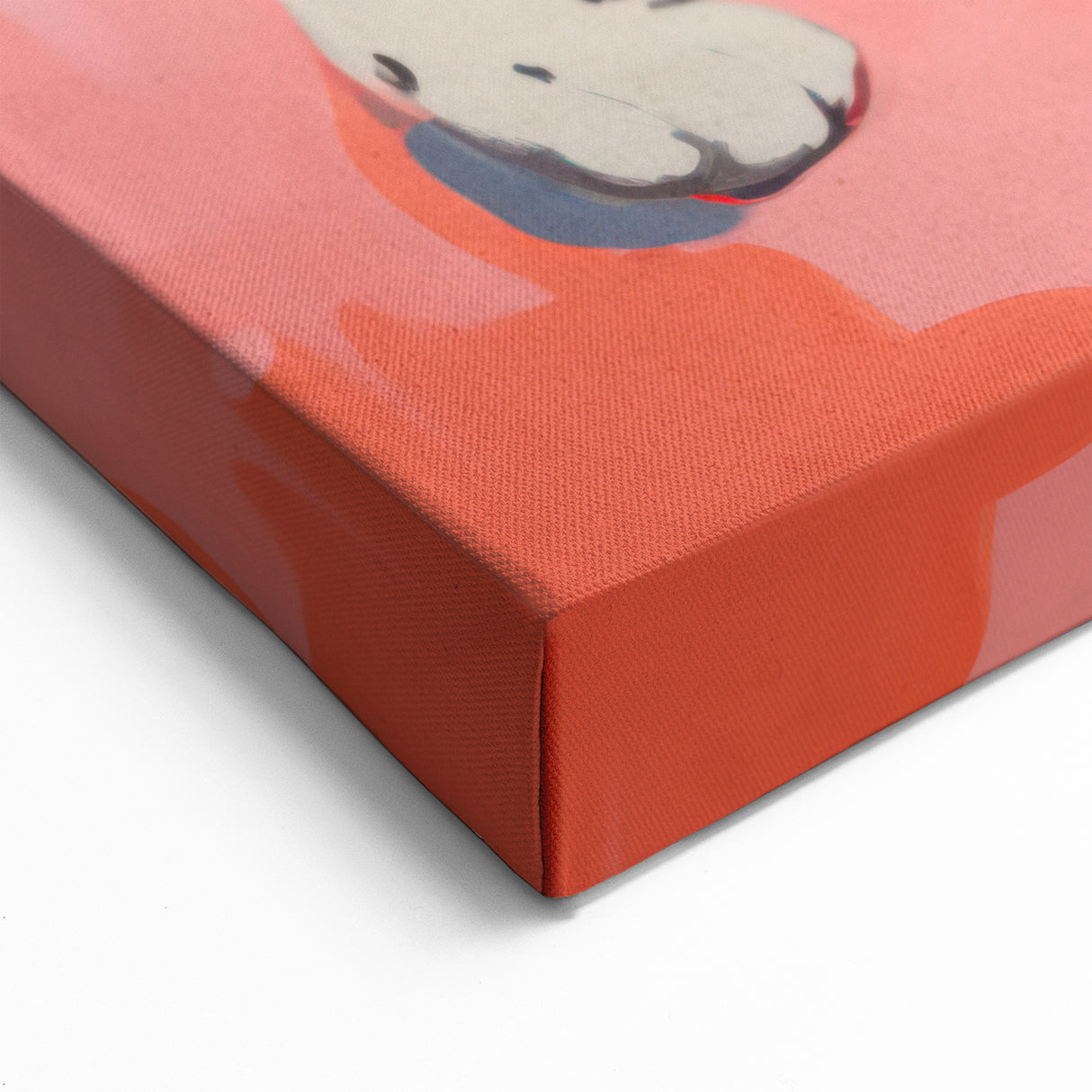 Maximalist Wall Art – Bold Decor Featuring a Leopard on Coral Pink