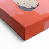 Maximalist Wall Art – Bold Decor Featuring a Leopard on Coral Pink