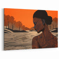 Maximalist Wall Art – Bold Decor Featuring Afrocentric Silhouette