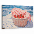 Maximalist Wall Art – Vibrant Decor Featuring Strawberries by the Sea