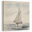 Minimalist Sailboat Wall Art – Serene Nautical Design in Soft Tones
