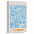 Contemporary Canvas Art – Modern Abstract Print Inspired by Yayoi Kusama