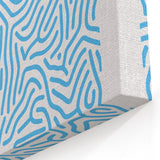 Contemporary Canvas Art – Modern Abstract Print Inspired by Yayoi Kusama