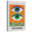 Contemporary Canvas Art – Abstract Eye Design Inspired by Yayoi Kusama