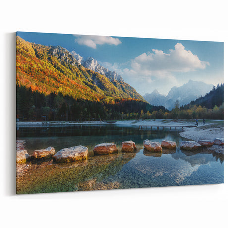 Stunning Switzerland Scenery Art - Premium Swiss Landscape Canvas Print