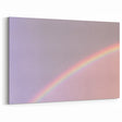 Rainbow Gradient Nature-Inspired Abstract Wall Art with Soft Tones