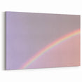 Rainbow Gradient Nature-Inspired Abstract Wall Art with Soft Tones