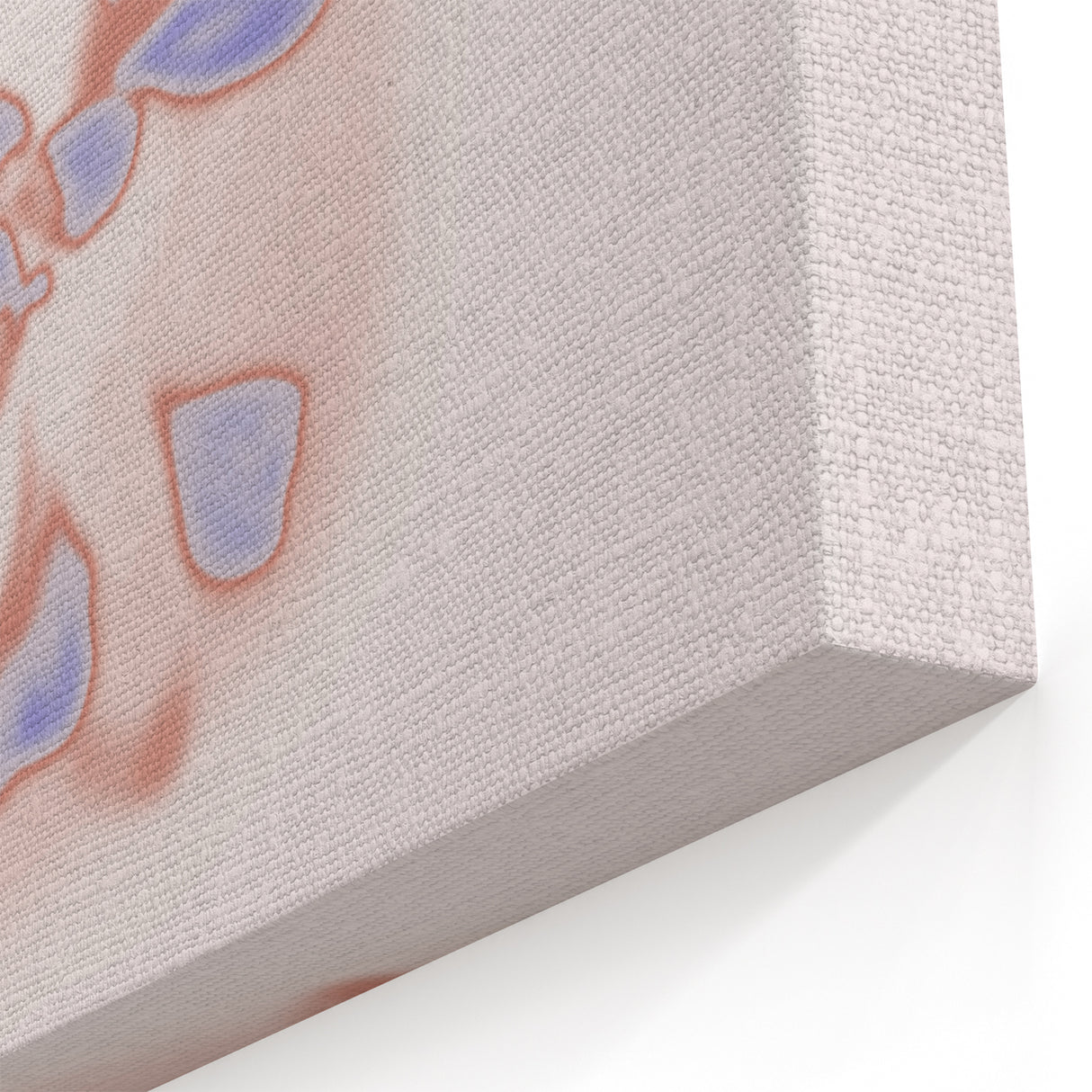 Abstract Floral Nature-Inspired Gradient Art with Soft Blue Petals
