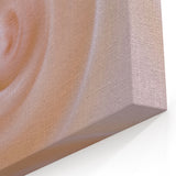 Nature-Inspired Abstract Swirl Wall Art with Soft Beige Gradients