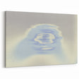 Abstract Blue Gradient Wall Art with Subtle Grainy Textured Hues