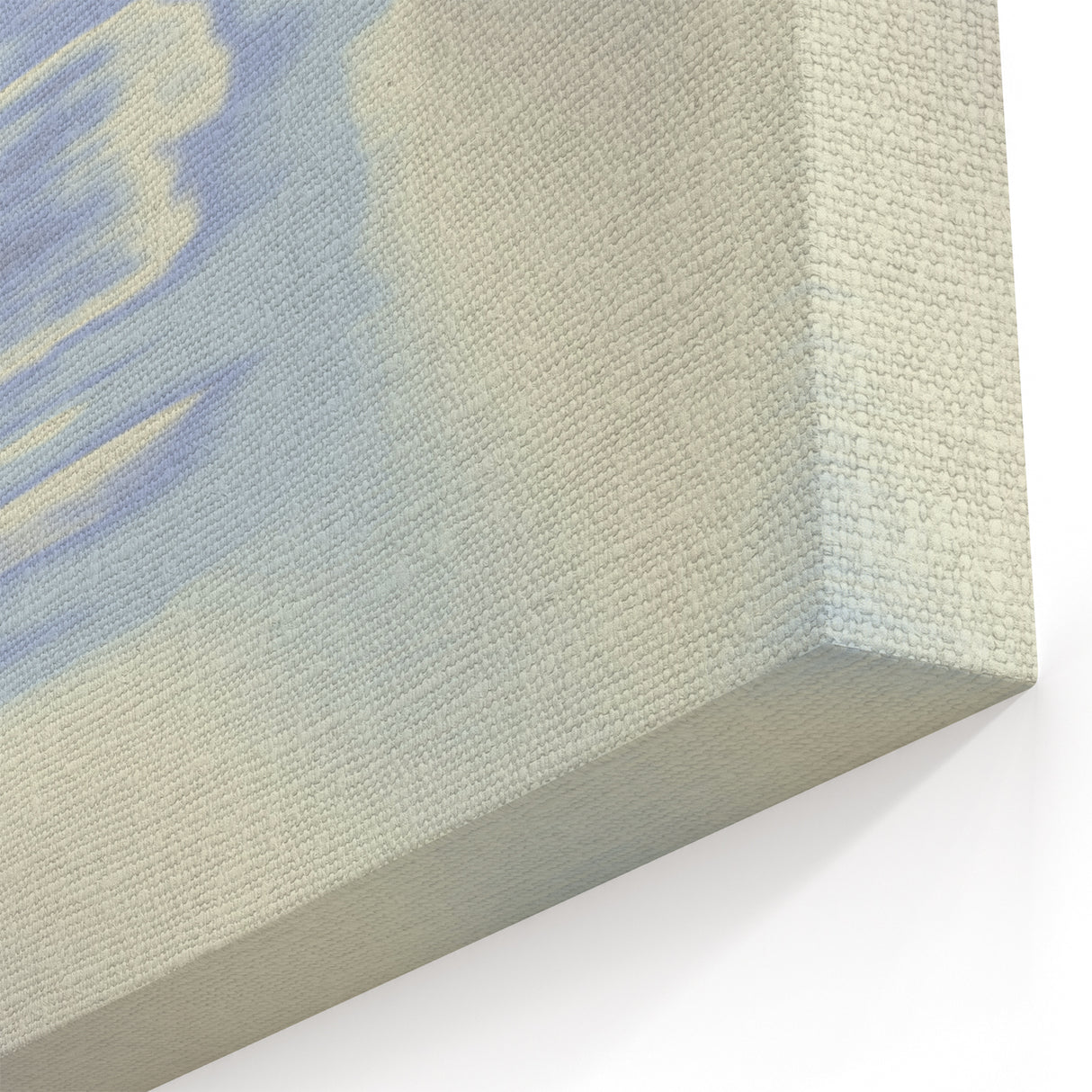 Abstract Blue Gradient Wall Art with Subtle Grainy Textured Hues