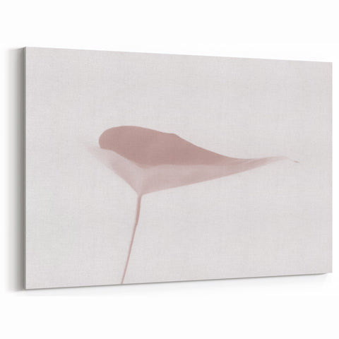 Nature-Inspired Abstract Leaf Art | Soft Grainy Gradient Canvas