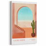 Contemporary Art Prints - Modern Wall Decor with Moroccan Staircase Scene