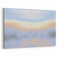 Abstract Nature-Inspired Sky Gradient Art | Soft Pastel Textured Canvas