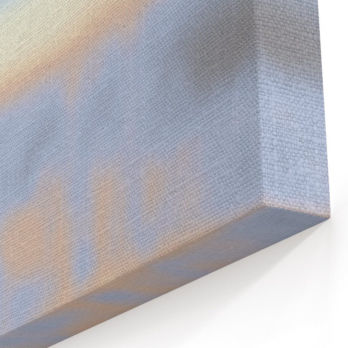 Abstract Nature-Inspired Sky Gradient Art | Soft Pastel Textured Canvas