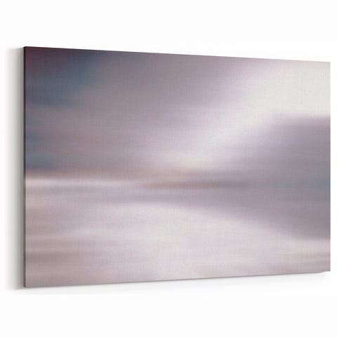 Nature-Inspired Abstract Sky Art | Soft Gradient Textured Canvas Décor
