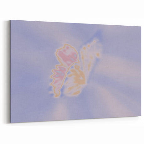 Abstract Butterfly Gradient Art | Nature-Inspired Soft Pastel Wall Décor