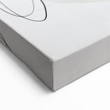 Modern Minimalist Wall Art - Black and White Abstract Line Art Prints