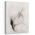 Minimalist Wall Art - Abstract Black and White Flowing Line Art Print