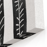 Mid Century Modern Art - Minimalist Geometric Wall Decor - Black & White