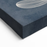 Mid Century Modern Art - Abstract Retro Leaf Pattern in Minimalist Style