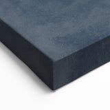 Mid Century Modern Art - Retro Minimalist Botanical Design in Navy Blue