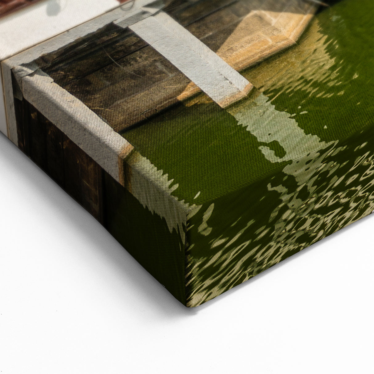 Shanghai Wall Art - Traditional Chinese Architecture Over Water Canvas