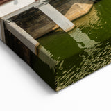 Shanghai Wall Art - Traditional Chinese Architecture Over Water Canvas