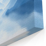 Serene Blue Mountain Reflections - Tranquil Landscape Wall Art
