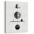 Modern Minimalist Wall Art - Geometric Black and White Abstract Art Print