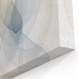 Minimalist Abstract Wall Art - Soft Flowing Lines in Neutral Tones