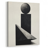 Minimalist Wall Art – Modern Black Geometric Shapes for Simple Home Decor