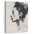 Minimalist Wall Art – Modern Abstract Portrait in Clean Line Design