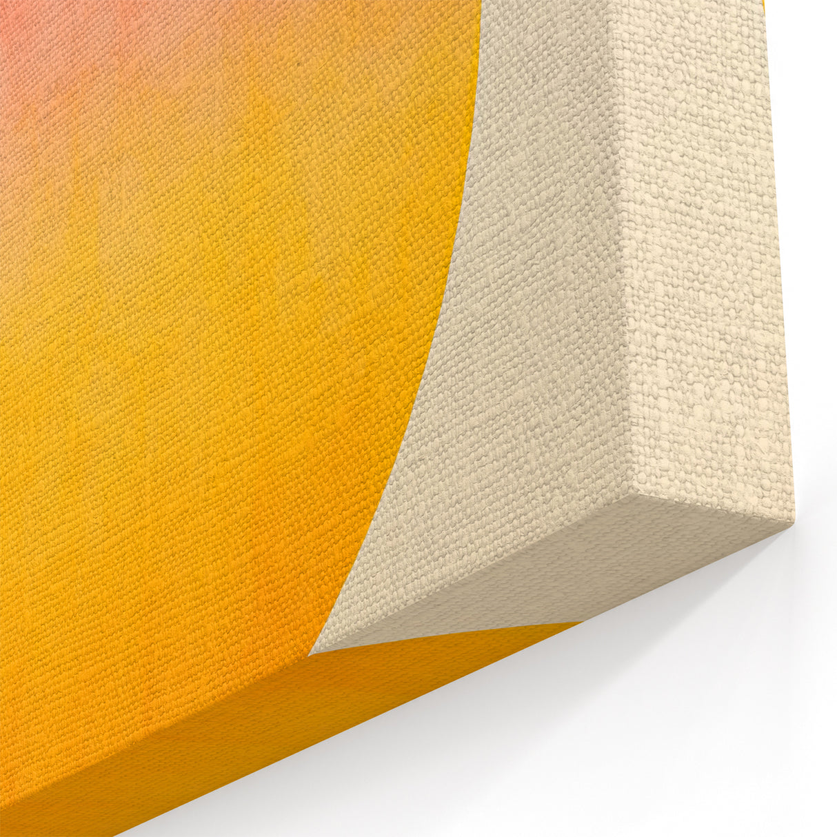 Minimalist Wall Art – Abstract Circle in Sunset Hues for Modern Decor