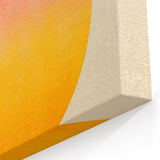 Minimalist Wall Art – Abstract Circle in Sunset Hues for Modern Decor
