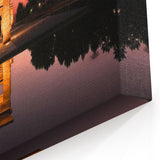 Temple of Debod at Sunset - Scenic Madrid Wall Art Canvas Print