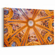 Exquisite Madrid Ceiling Fresco - Unique Madrid Wall Art Canvas Print