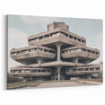 Brutalist Wall Art | Modern Industrial Architecture Concrete Design Print