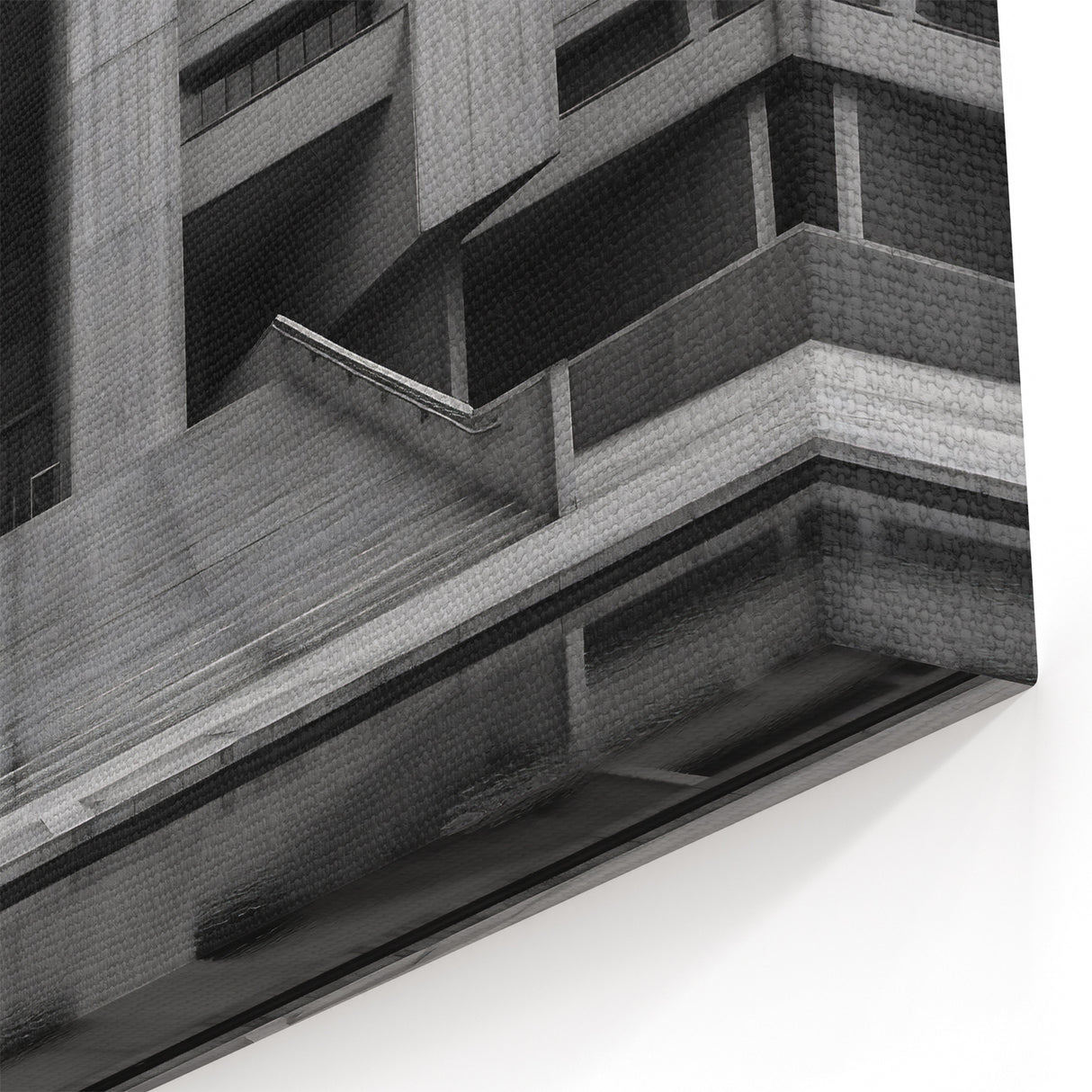 Brutalist Wall Art | Monumental Industrial Concrete Architecture Print